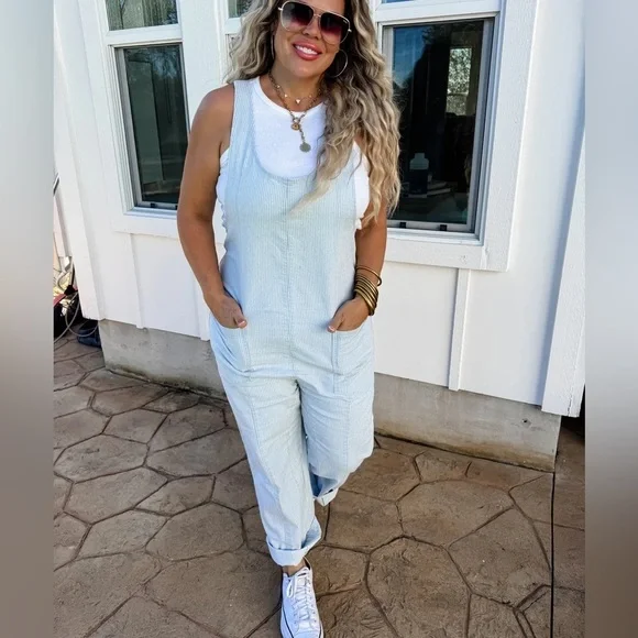 Blakeley Striped britte romper Jeans - XS - Picture 2 of 6